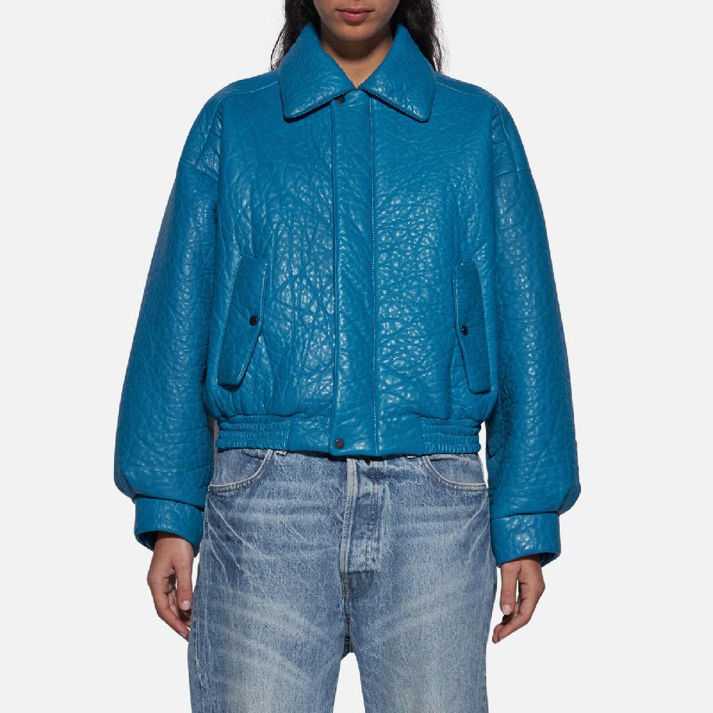 Salvatore Santoro BOMBER IN PELLE - GARDA