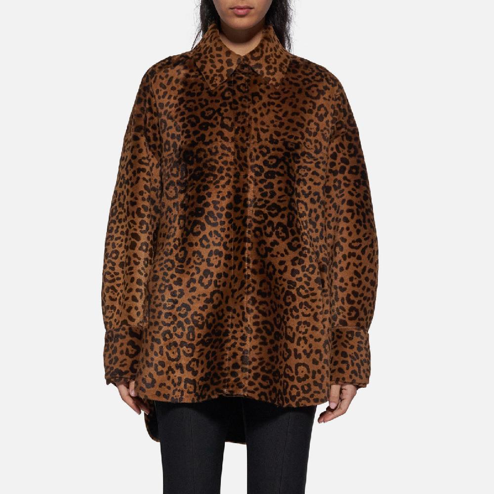 Salvatore Santoro CAMICA IN SHEARLING - BROWN