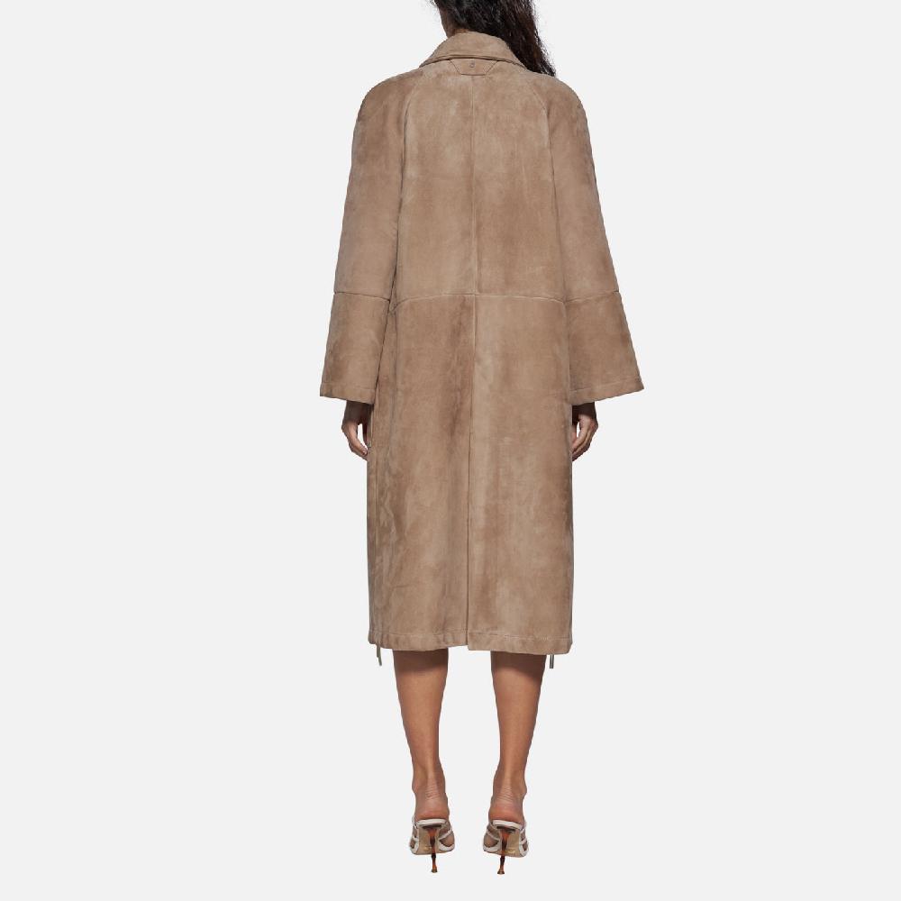 Salvatore Santoro CAPPOTTO IN CAMOSCIO - SAND