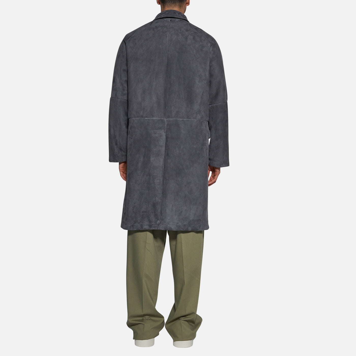 Salvatore Santoro CAPPOTTO IN CAMOSCIO - SMOKE