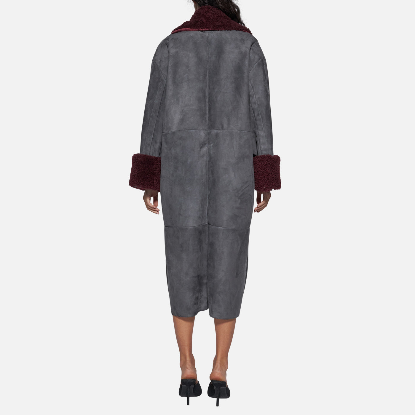 Salvatore Santoro CAPPOTTO IN CAMOSCIO - SMOKE