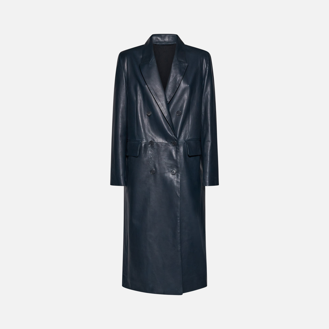 Salvatore Santoro CAPPOTTO IN PELLE - ASFALTO