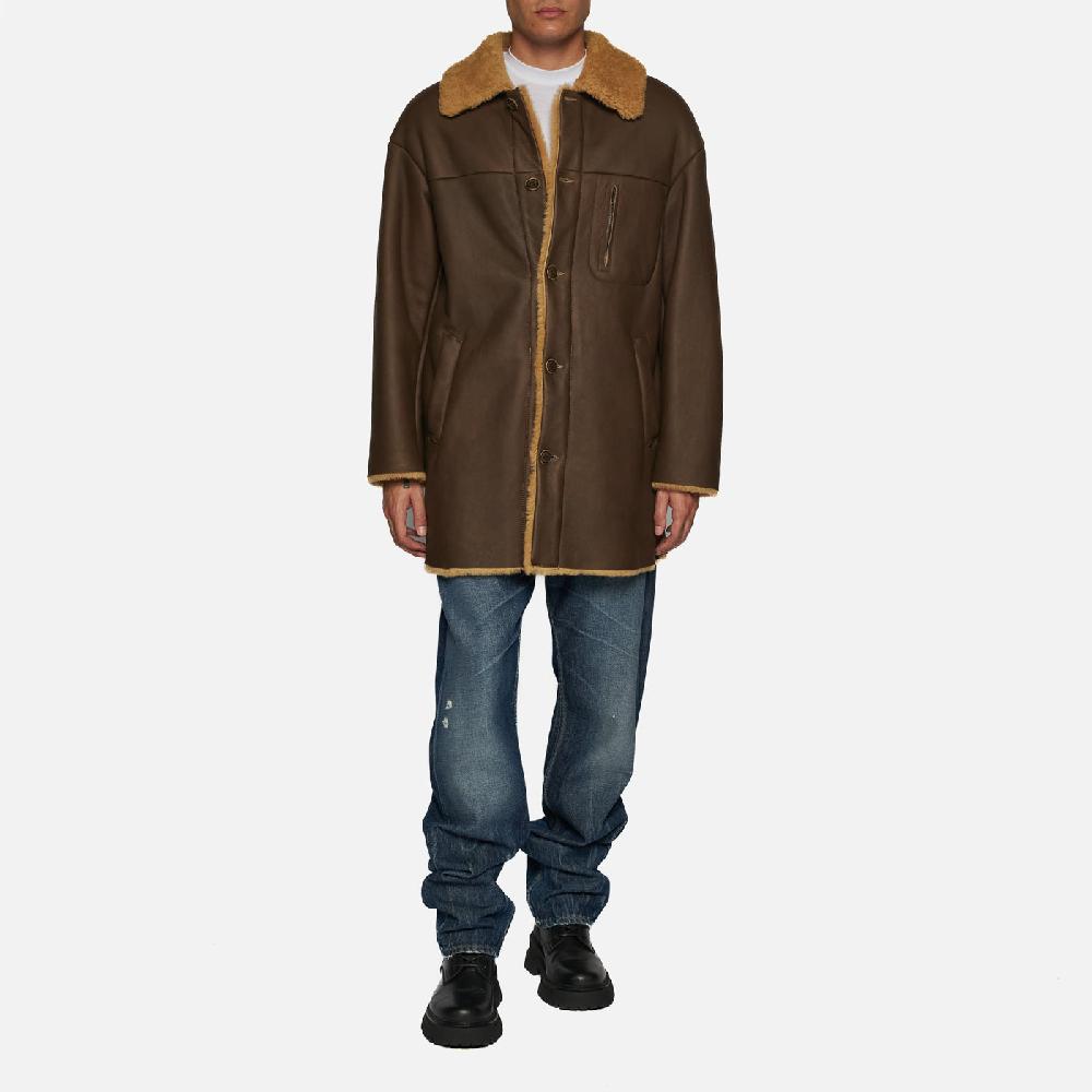 Salvatore Santoro CAPPOTTO IN SHEARLING - BROWN