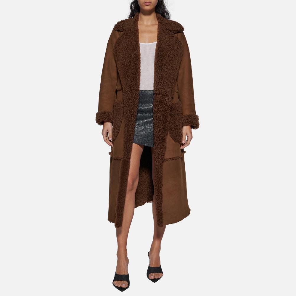 Salvatore Santoro CAPPOTTO IN SHEARLING- BROWN