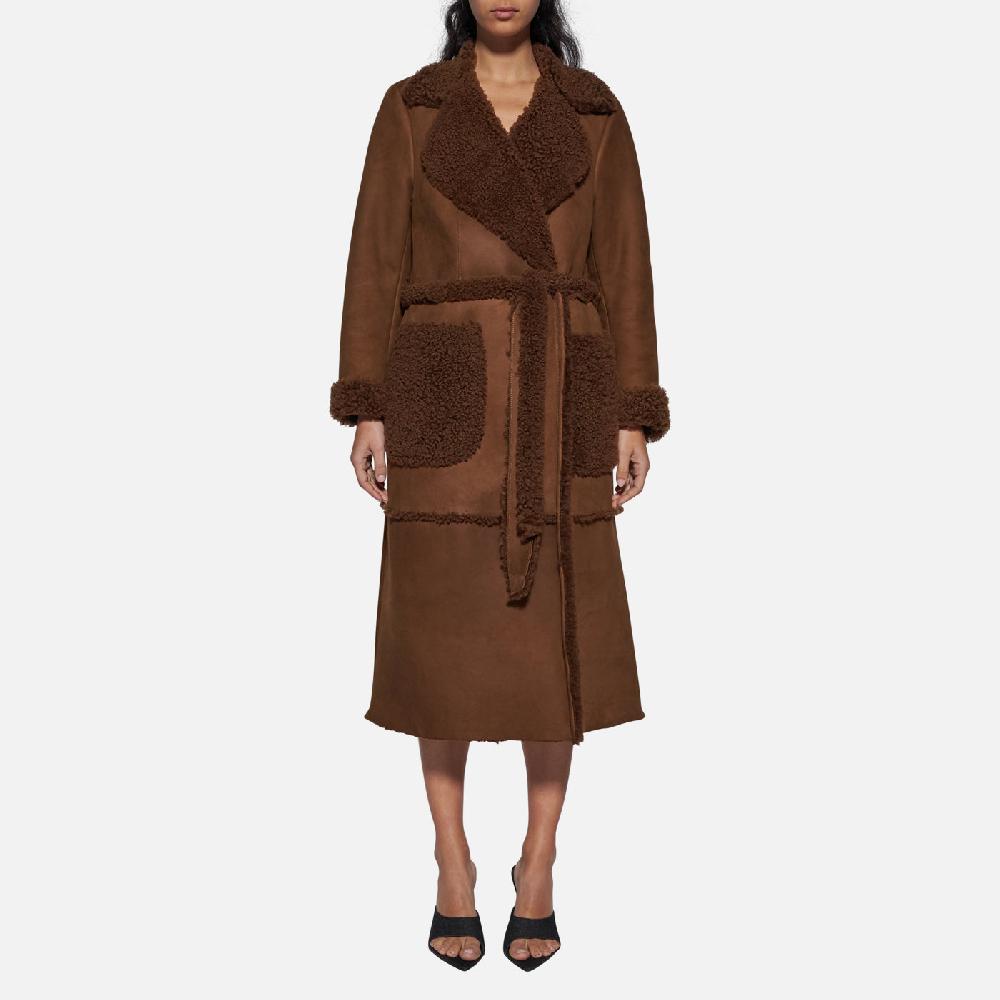 Salvatore Santoro CAPPOTTO IN SHEARLING- BROWN