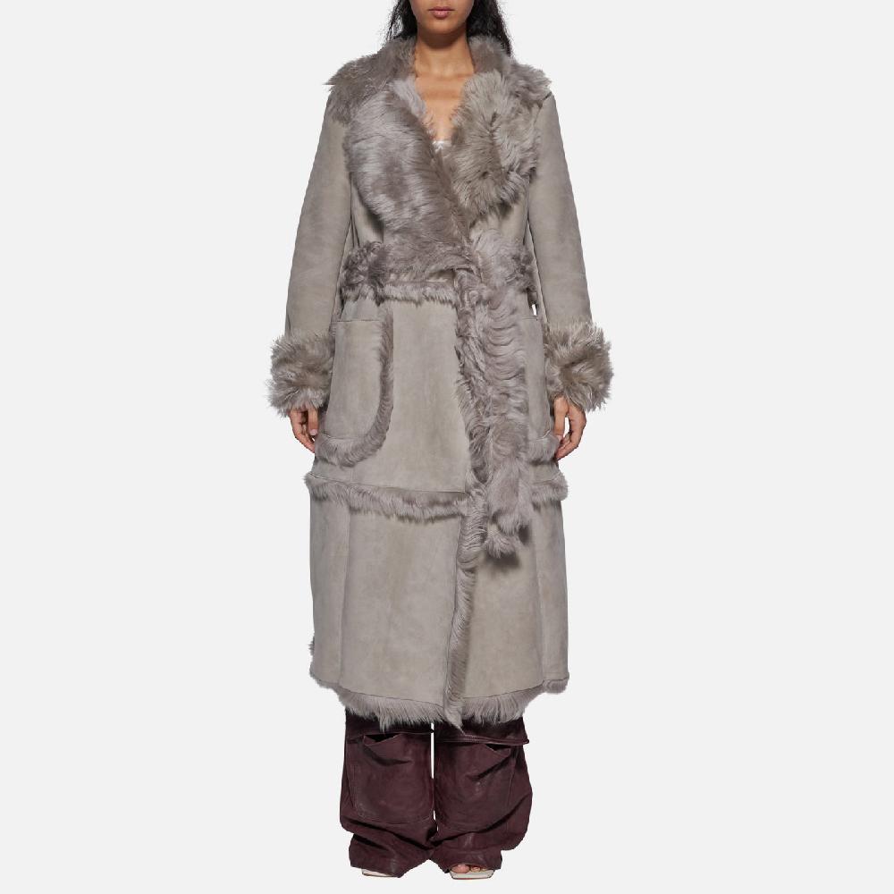 Salvatore Santoro CAPPOTTO IN SHEARLING - GREY