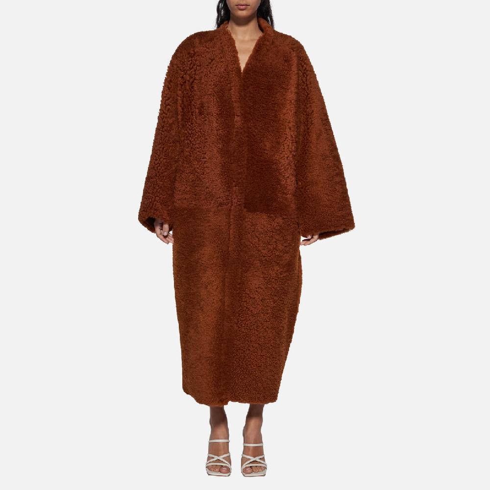 Salvatore Santoro CAPPOTTO IN SHEARLING - RUST