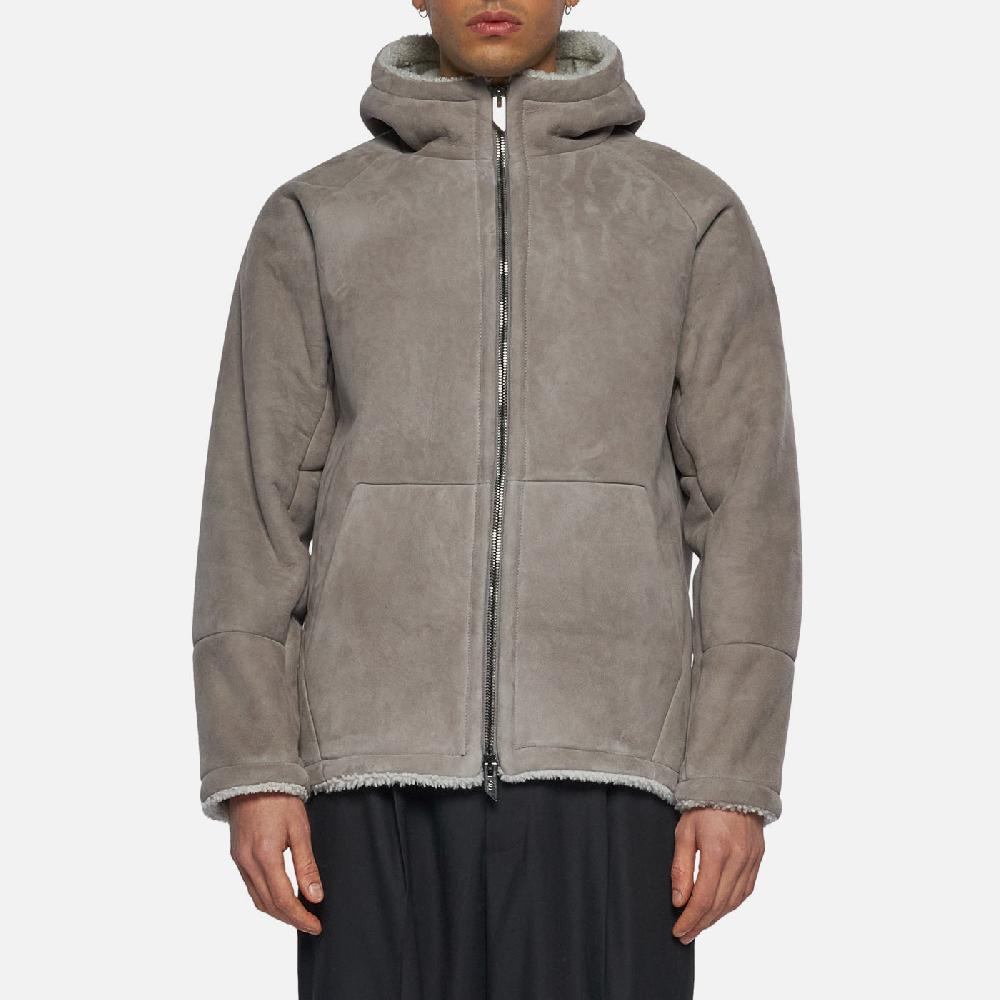 Salvatore Santoro FELPA IN SHEARLING - GREY