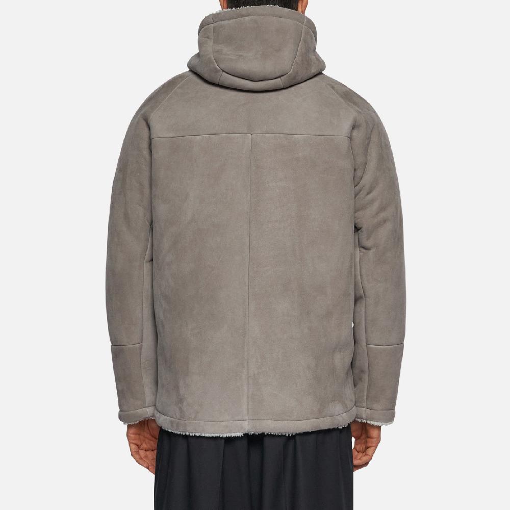 Salvatore Santoro FELPA IN SHEARLING - GREY