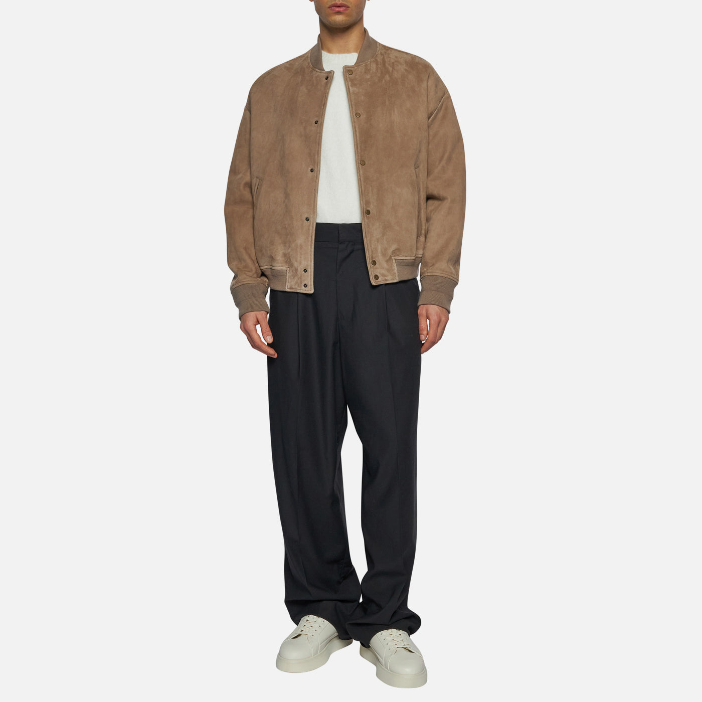 Salvatore Santoro GIACCA IN CAMOSCIO - SAND