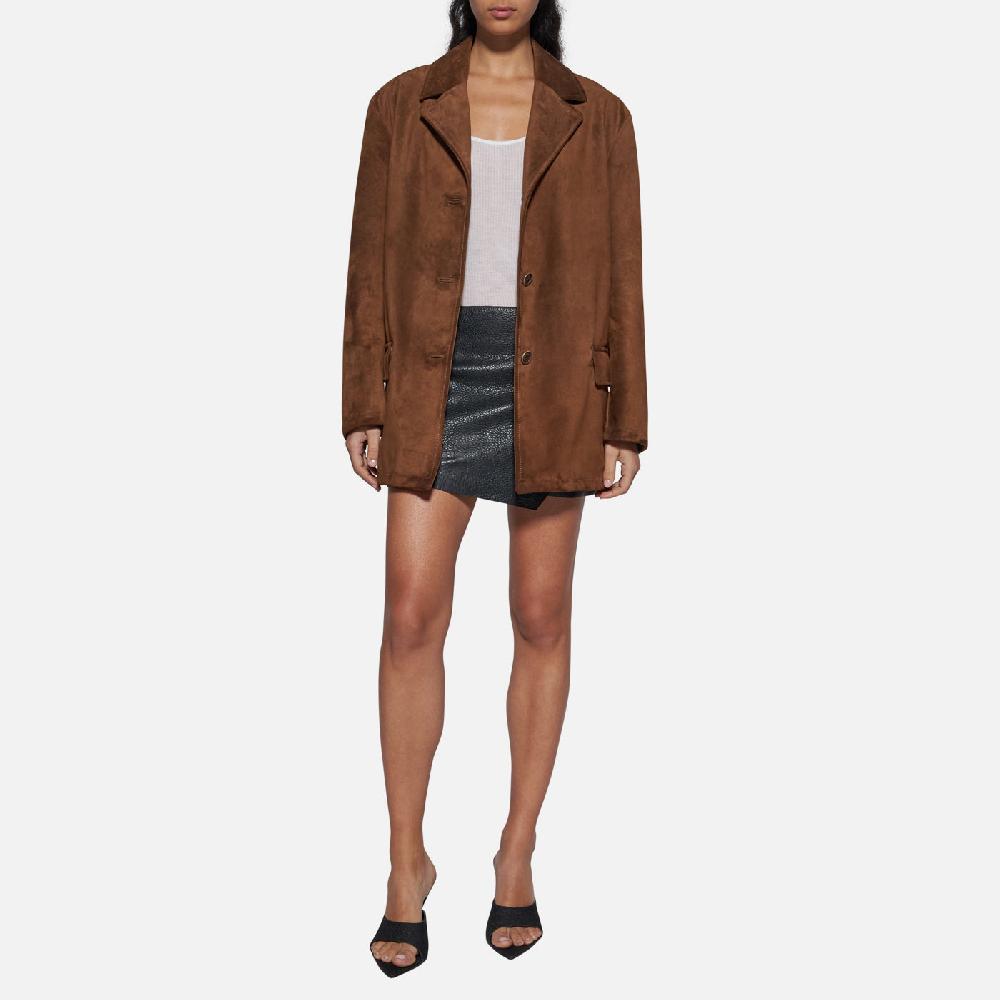 Salvatore Santoro GIACCA IN CAMOSCIO - TOBACCO