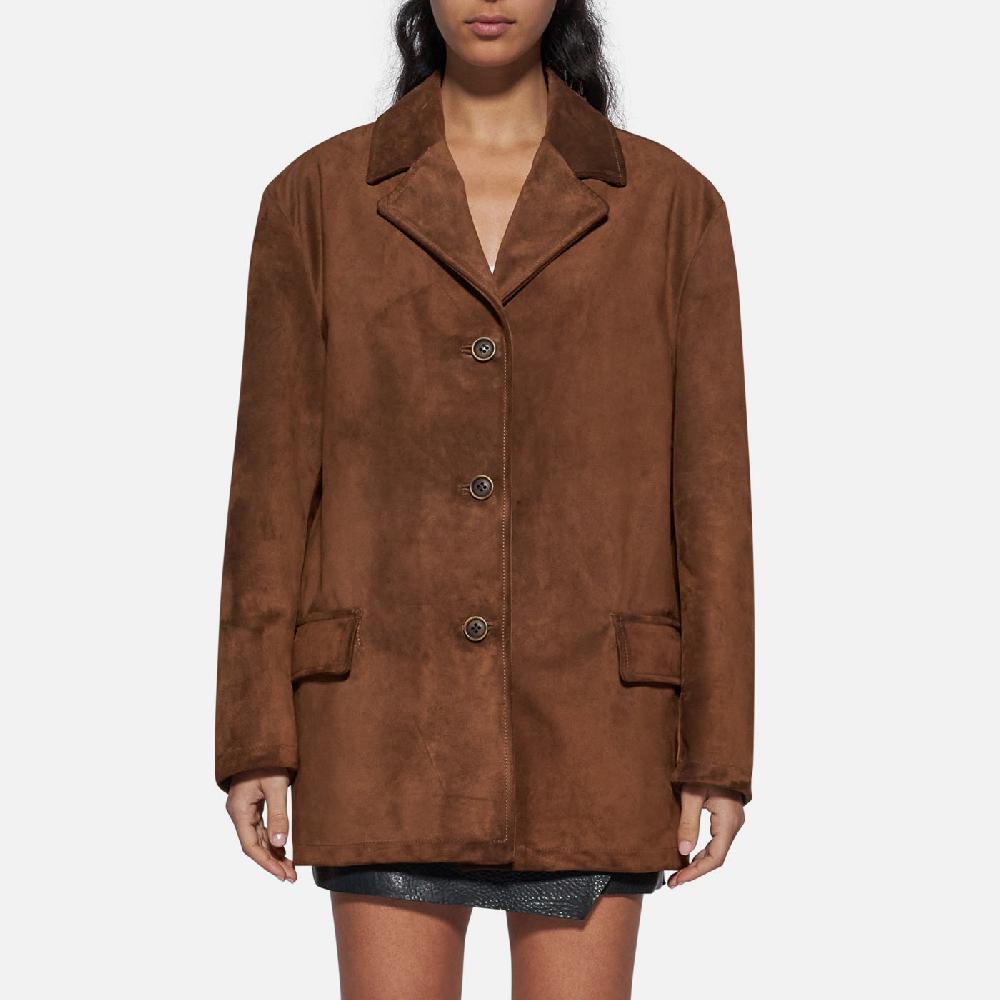 Salvatore Santoro GIACCA IN CAMOSCIO - TOBACCO