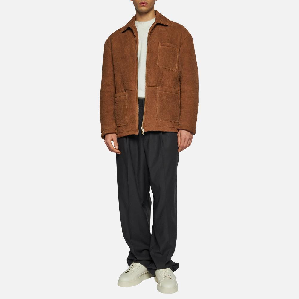 Salvatore Santoro GIACCA IN CAMOSCIO - TOBACCO