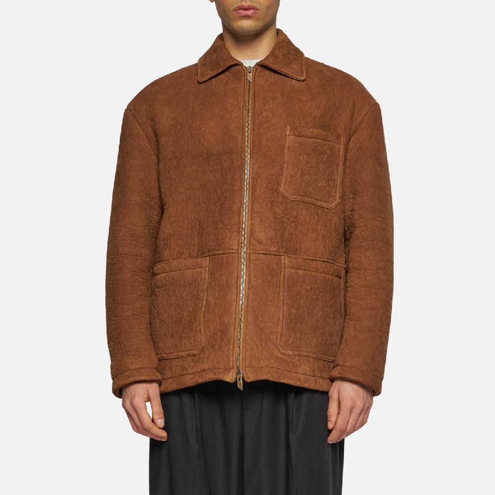 Salvatore Santoro GIACCA IN CAMOSCIO - TOBACCO