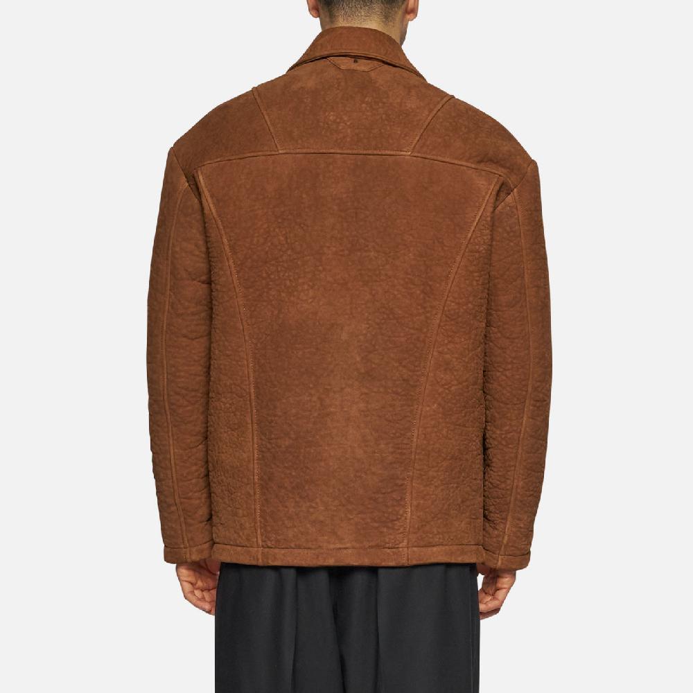 Salvatore Santoro GIACCA IN CAMOSCIO - TOBACCO