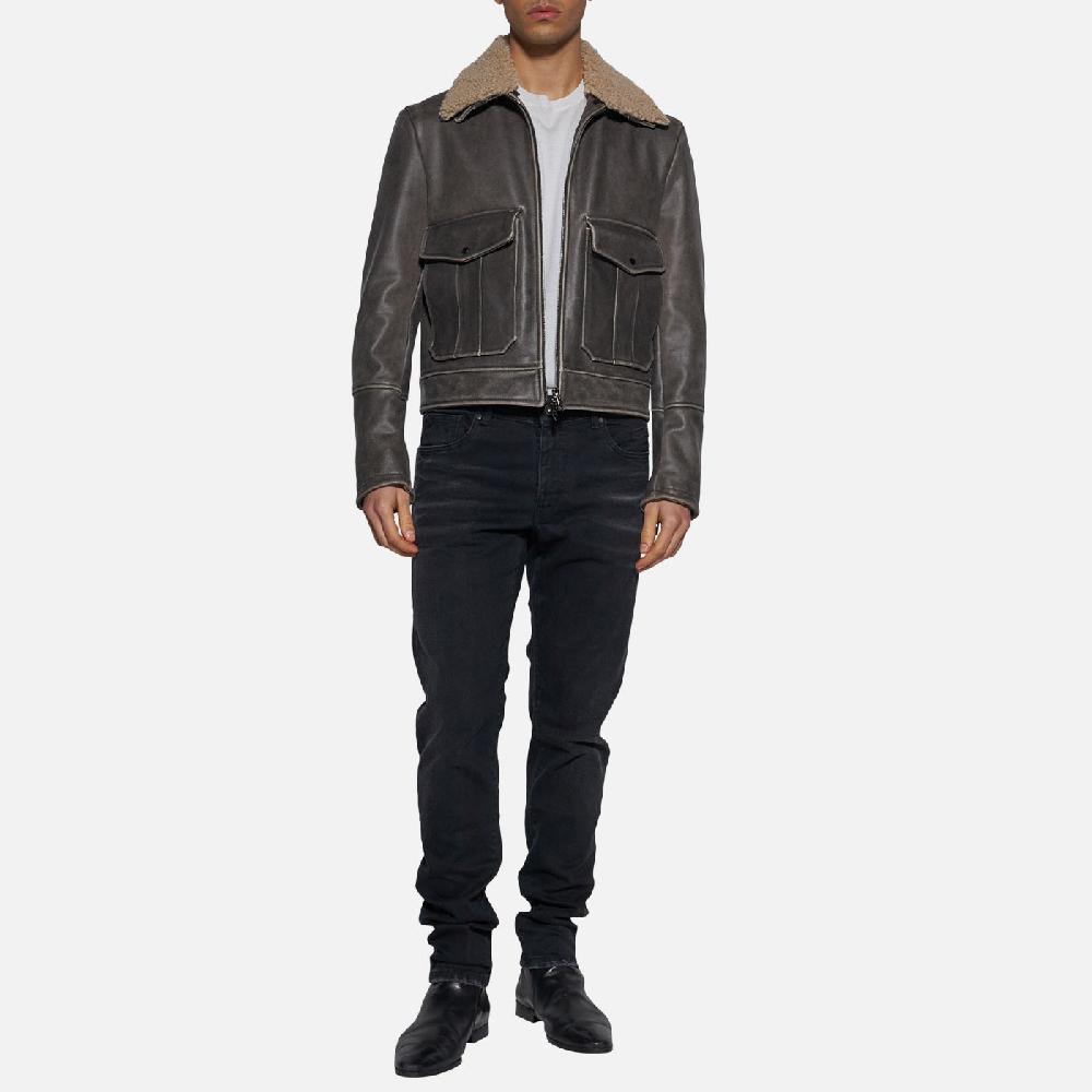 Salvatore Santoro GIACCA IN PELLE - BLACK