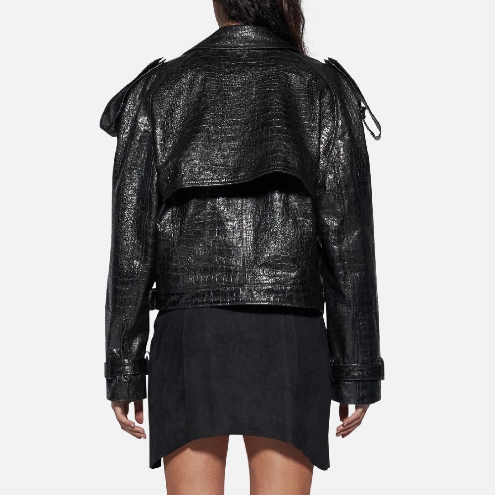 Salvatore Santoro GIACCA IN PELLE - BLACK