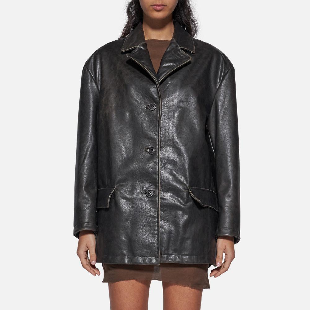 Salvatore Santoro GIACCA IN PELLE - BLACK