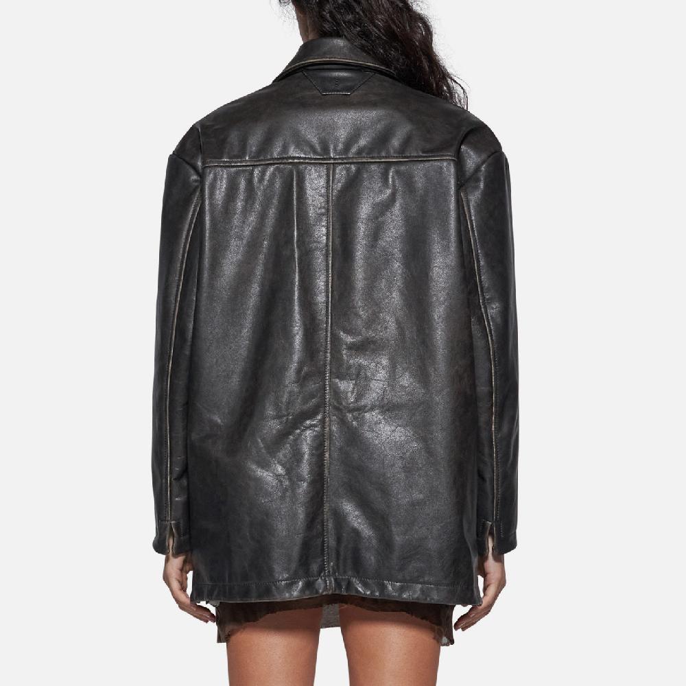 Salvatore Santoro GIACCA IN PELLE - BLACK