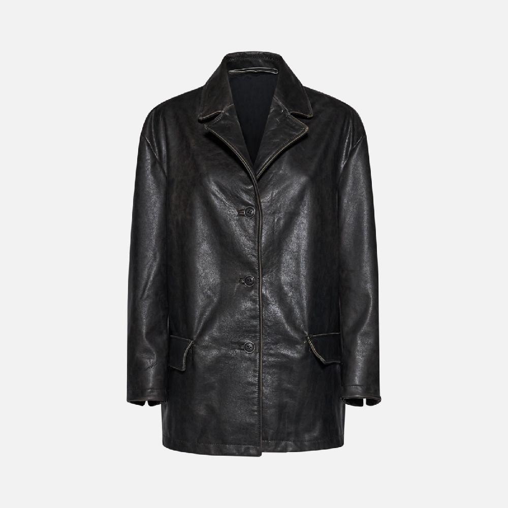 Salvatore Santoro GIACCA IN PELLE - BLACK