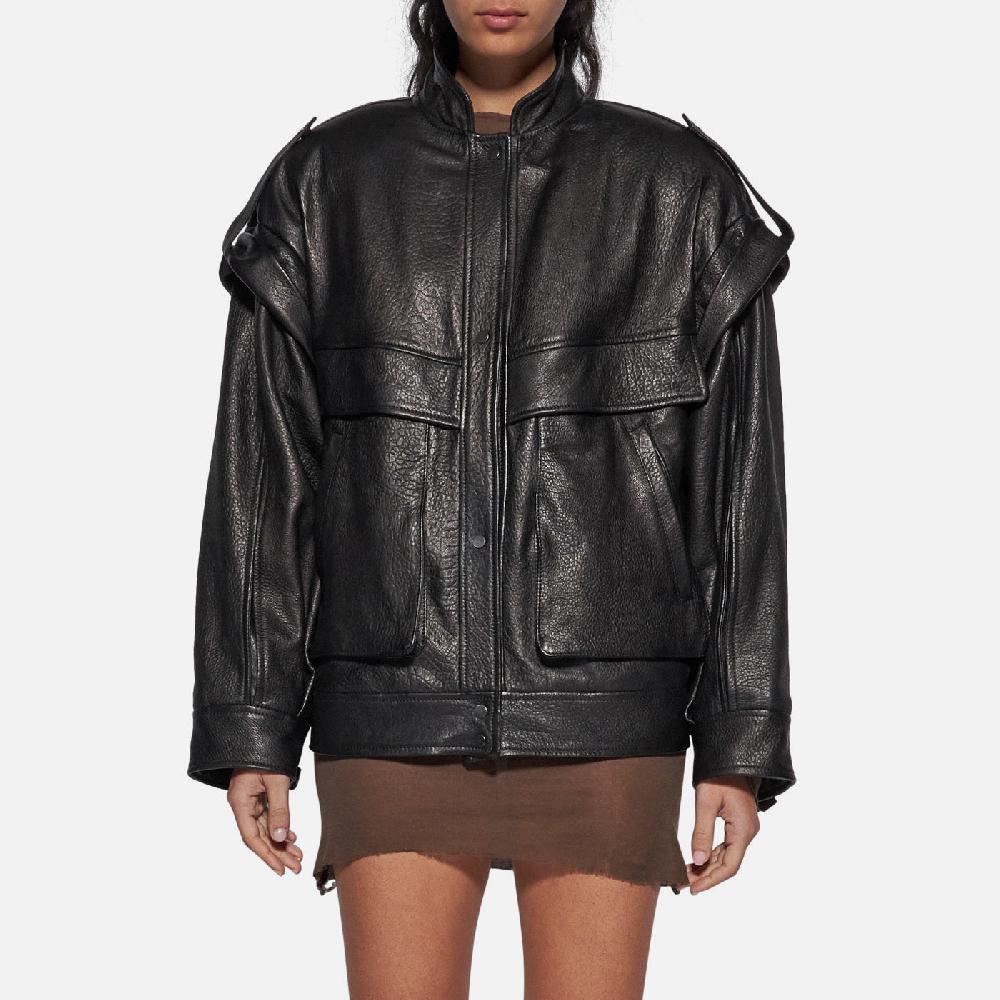 Salvatore Santoro GIACCA IN PELLE - BLACK