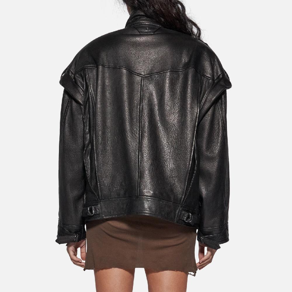 Salvatore Santoro GIACCA IN PELLE - BLACK