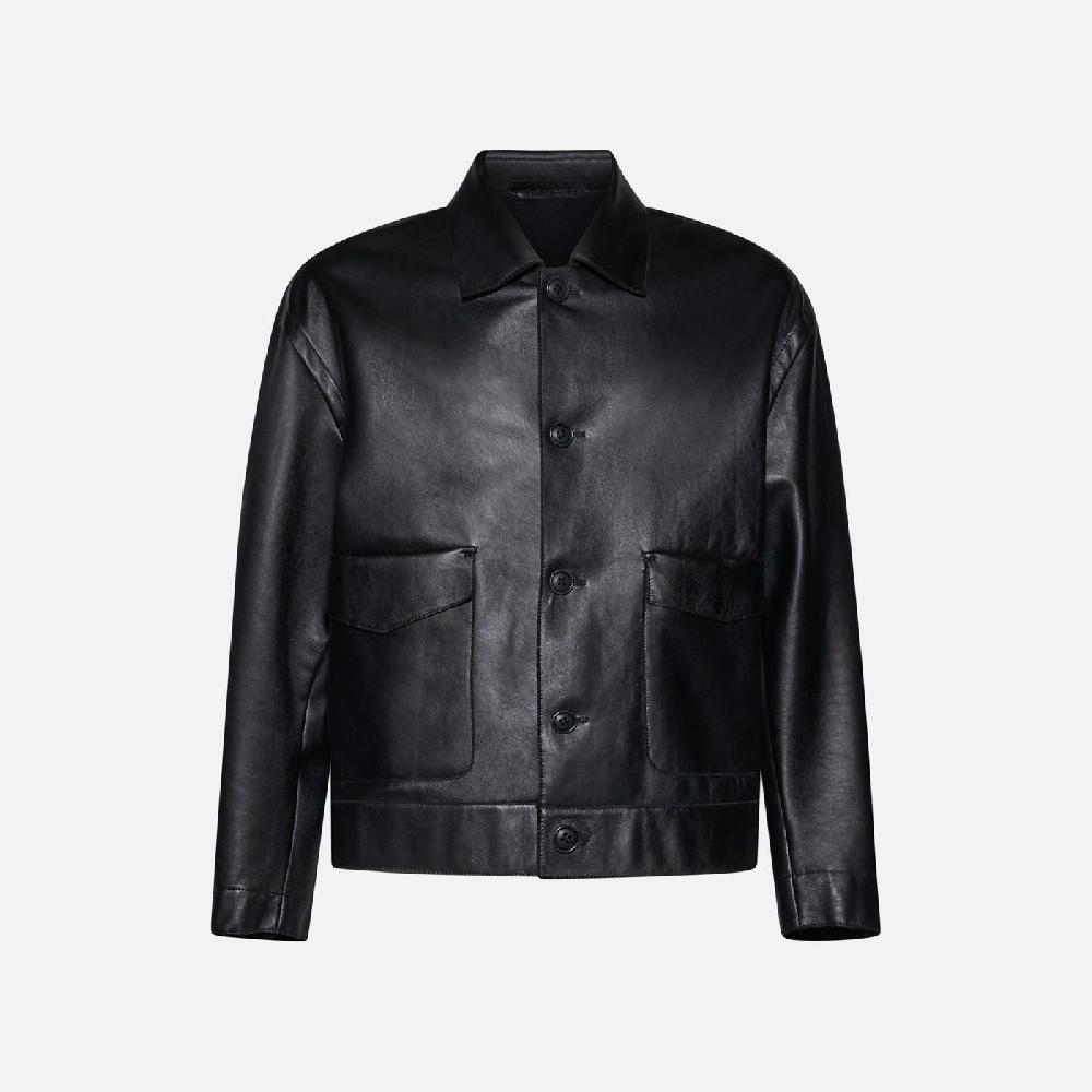 Salvatore Santoro GIACCA IN PELLE - BLACK