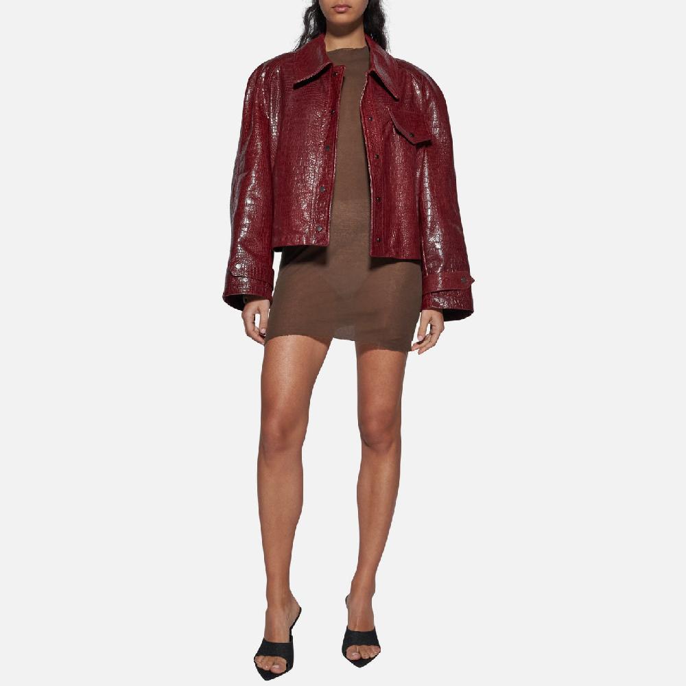 Salvatore Santoro GIACCA IN PELLE - BORDEAUX