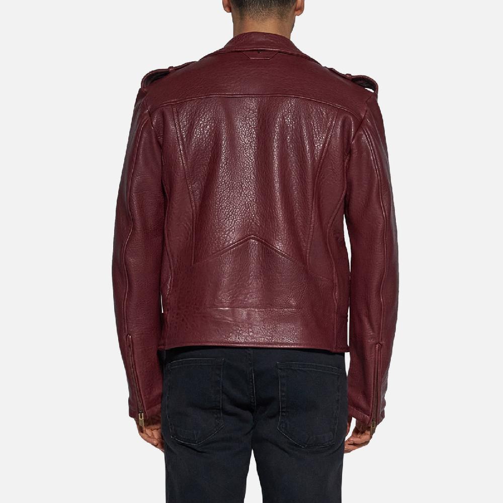 Salvatore Santoro GIACCA IN PELLE - BORDEAUX