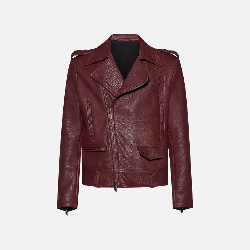Salvatore Santoro GIACCA IN PELLE - BORDEAUX