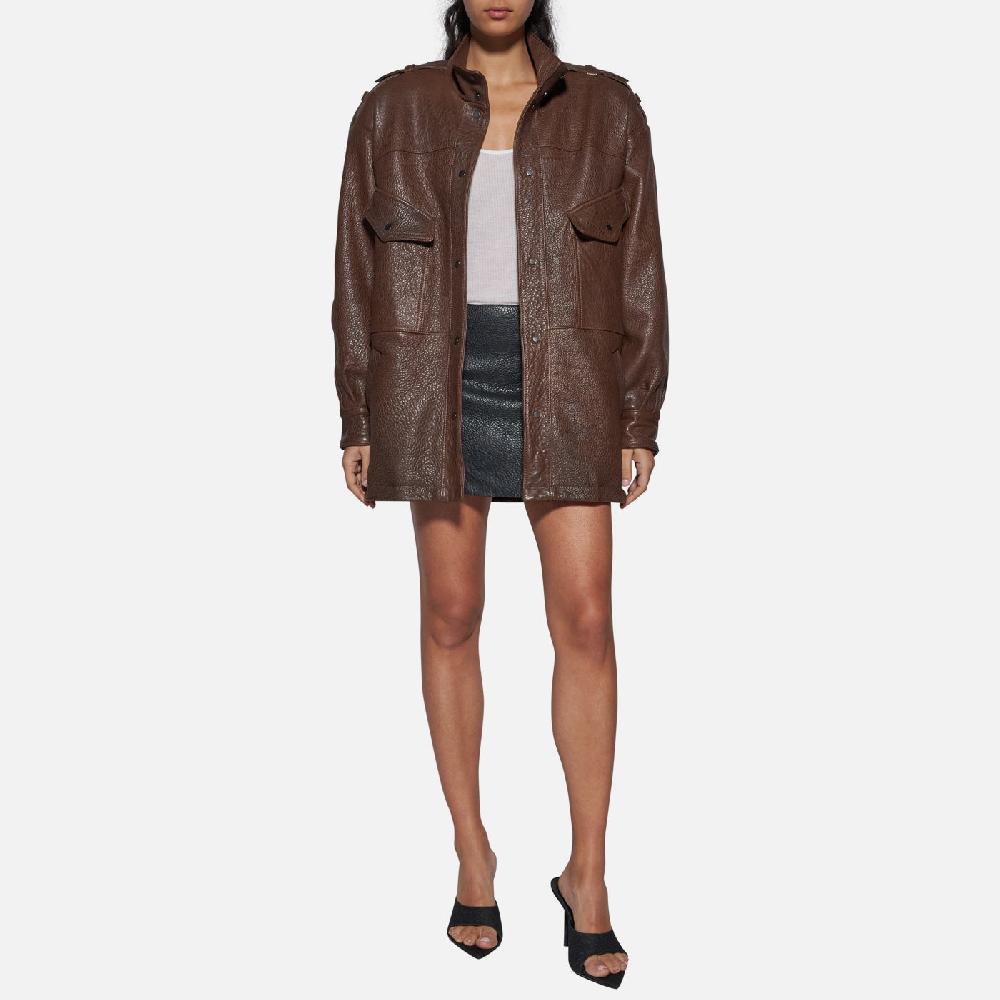 Salvatore Santoro GIACCA IN PELLE - BROWN