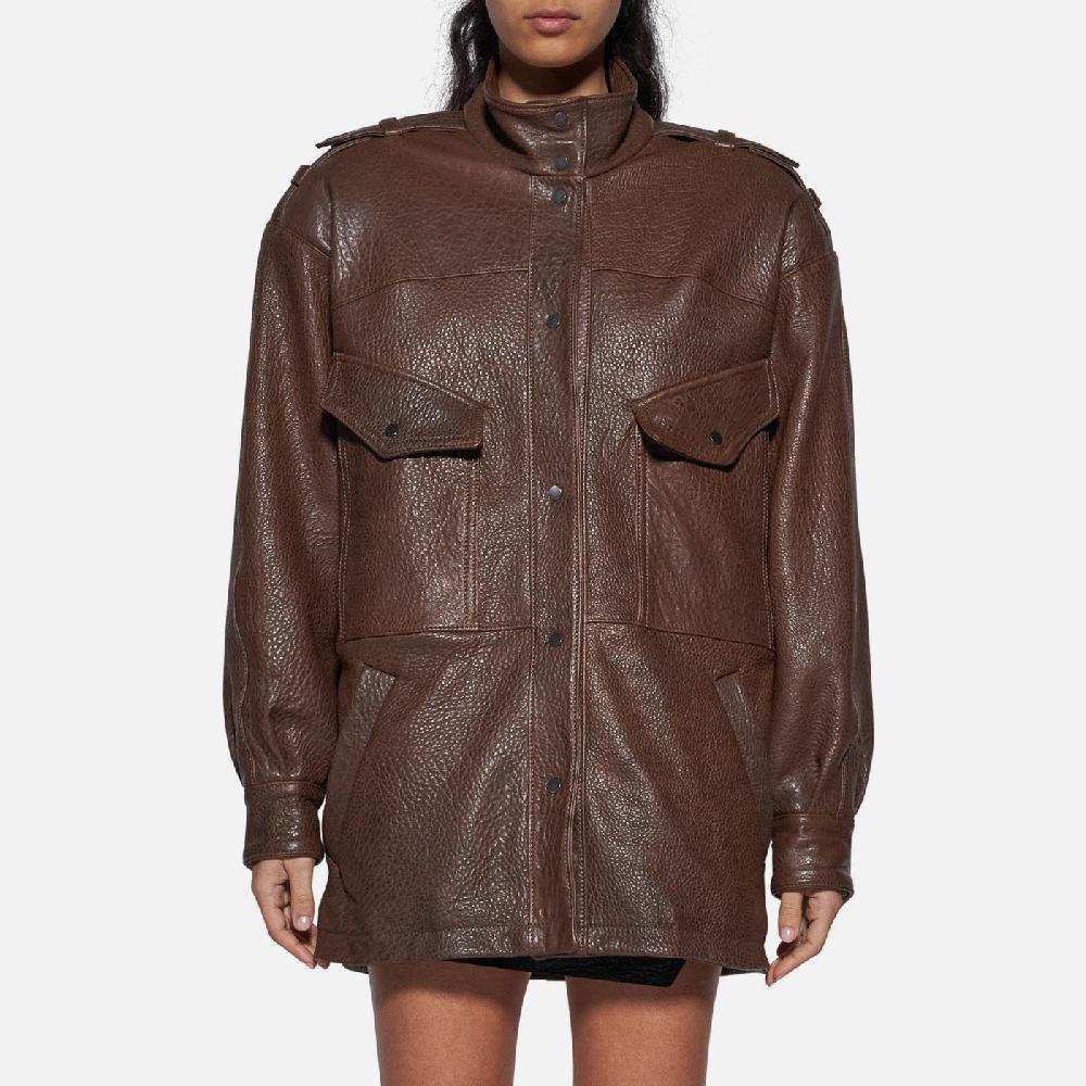 Salvatore Santoro GIACCA IN PELLE - BROWN