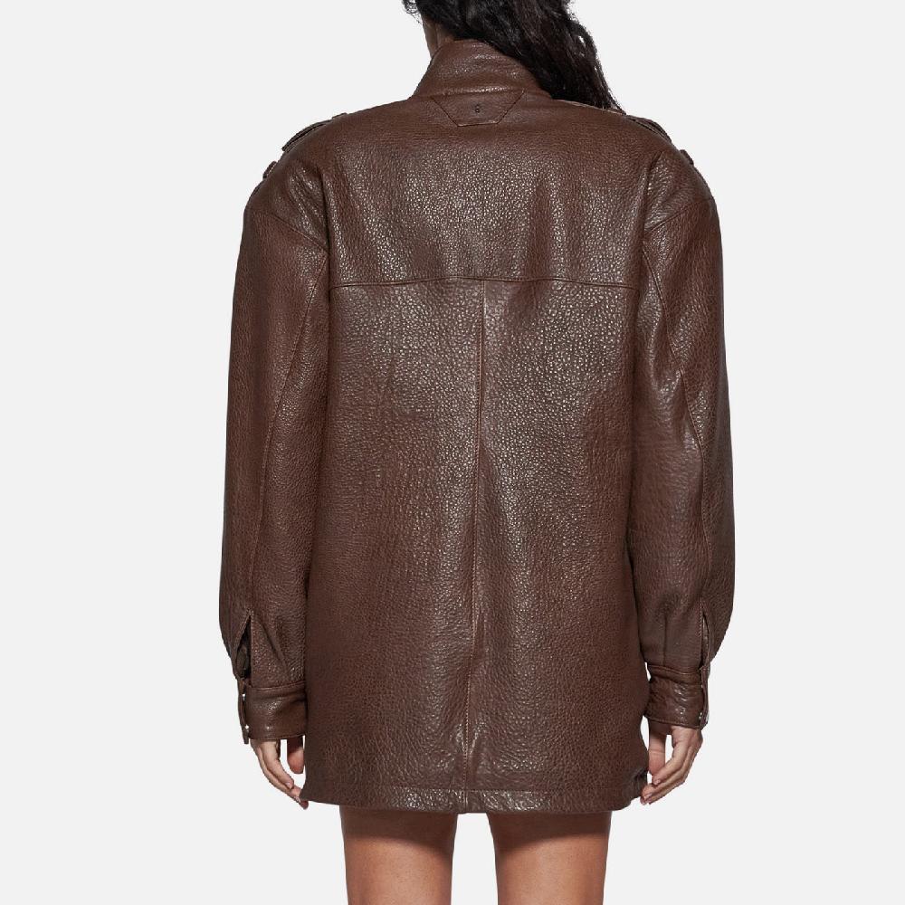 Salvatore Santoro GIACCA IN PELLE - BROWN