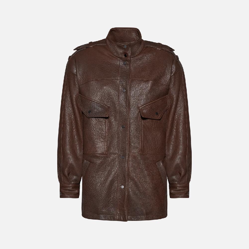 Salvatore Santoro GIACCA IN PELLE - BROWN