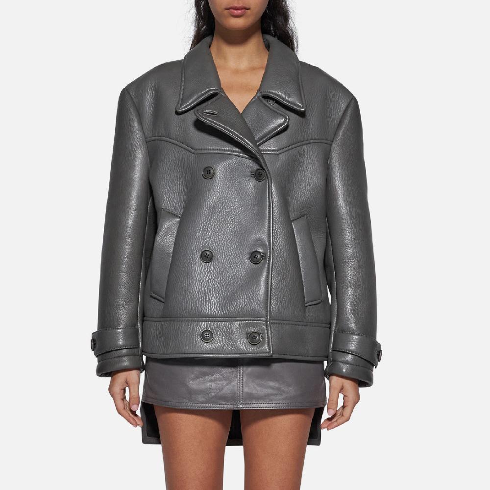 Salvatore Santoro GIACCA IN PELLE - GREY