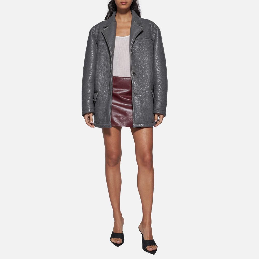 Salvatore Santoro GIACCA IN PELLE - GREY