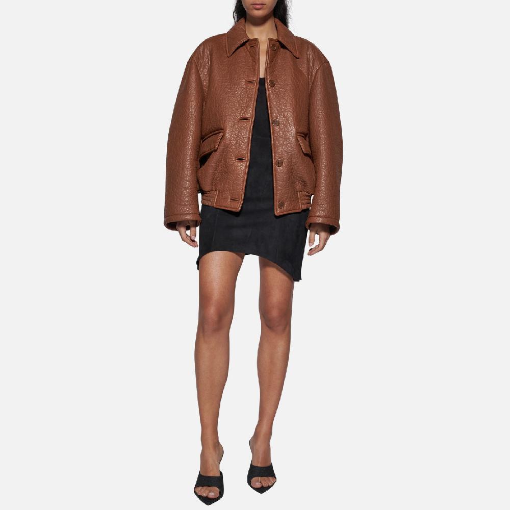 Salvatore Santoro GIACCA IN PELLE - TOBACCO