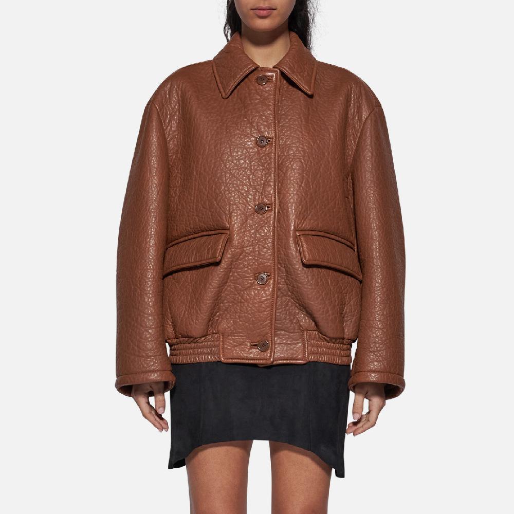 Salvatore Santoro GIACCA IN PELLE - TOBACCO