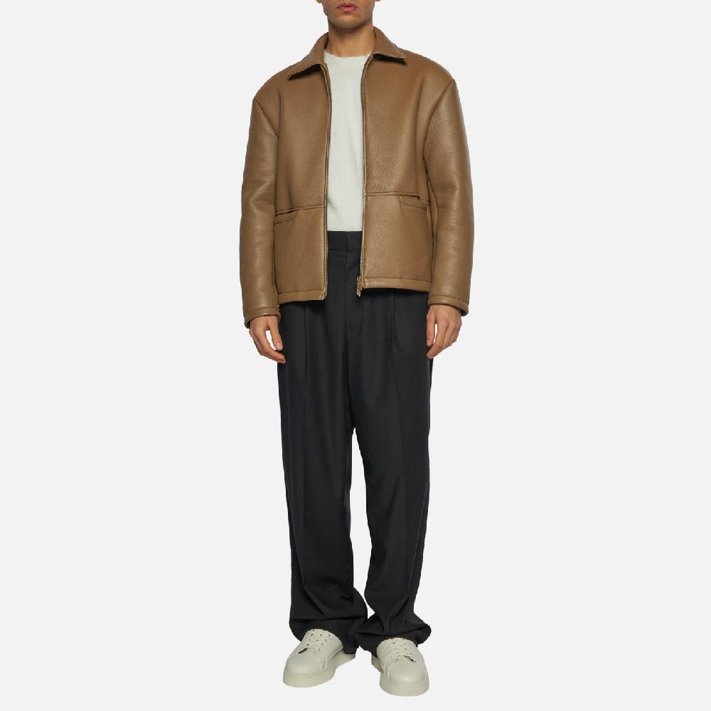 Salvatore Santoro GIACCA IN PELLE - TORTORA