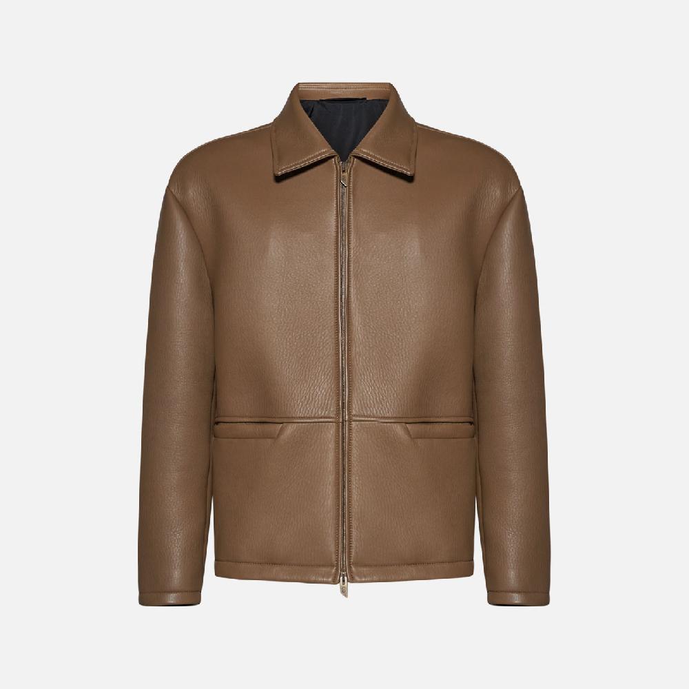 Salvatore Santoro GIACCA IN PELLE - TORTORA