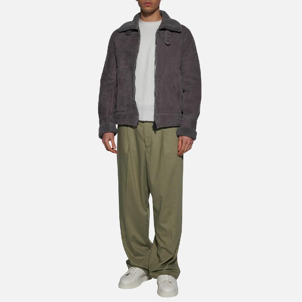 Salvatore Santoro GIACCA IN SHEARLING - ASFALTO