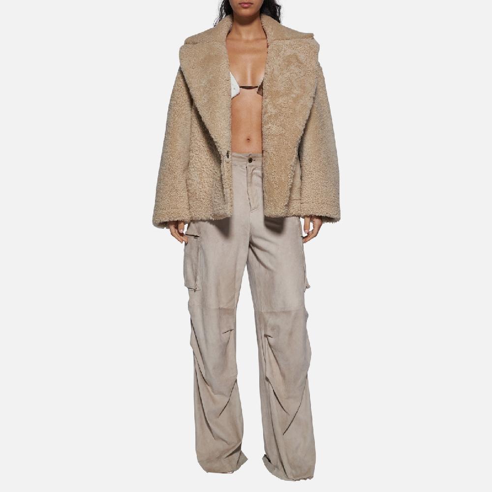 Salvatore Santoro GIACCA IN SHEARLING - BEIGE