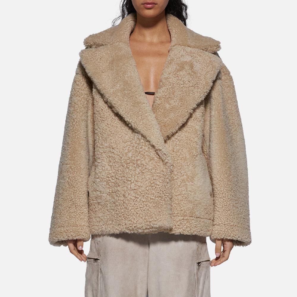 Salvatore Santoro GIACCA IN SHEARLING - BEIGE