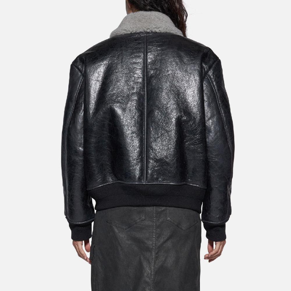 Salvatore Santoro GIACCA IN SHEARLING - BLACK