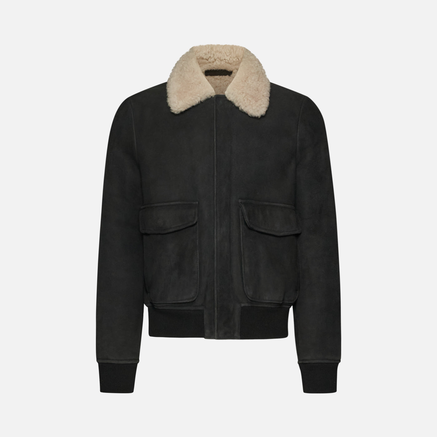 Salvatore Santoro GIACCA IN SHEARLING - BLACK