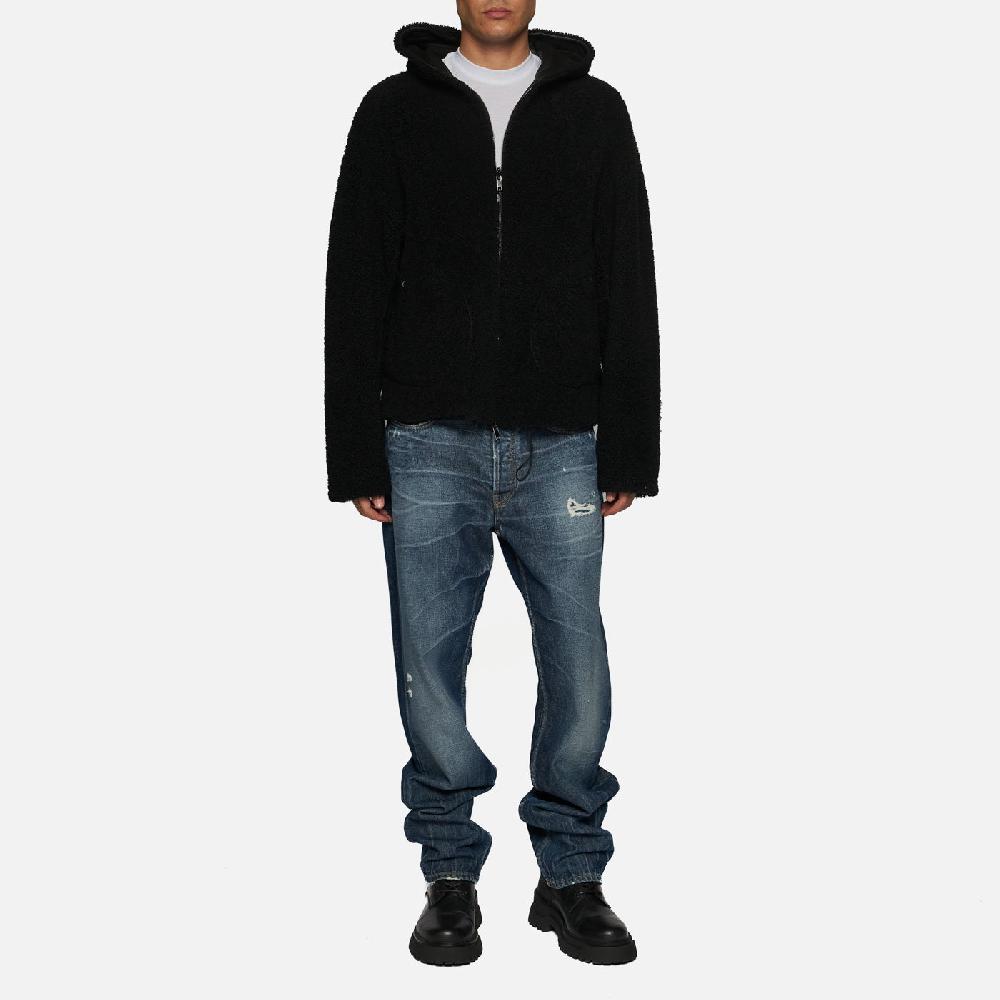 Salvatore Santoro GIACCA IN SHEARLING - BLACK