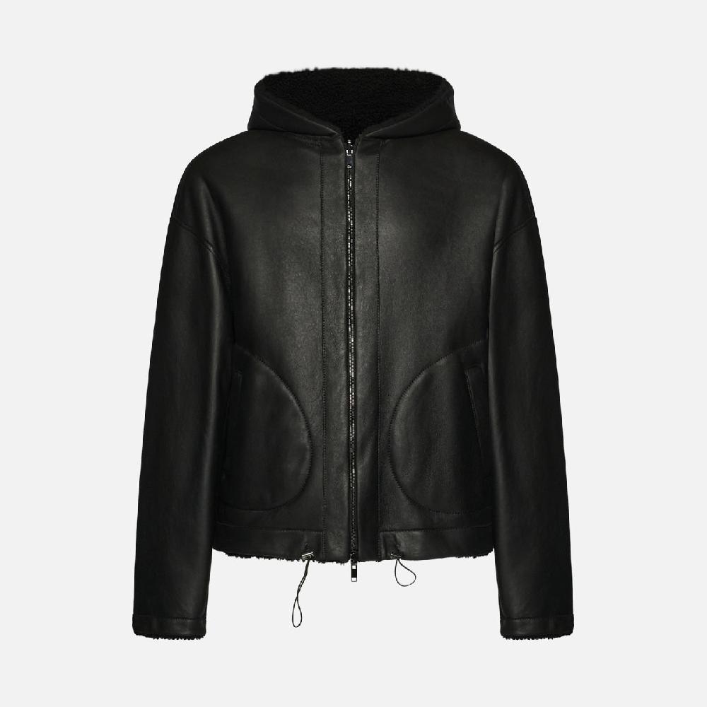 Salvatore Santoro GIACCA IN SHEARLING - BLACK