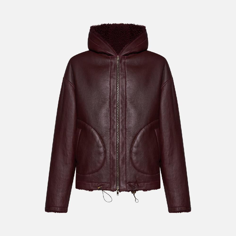 Salvatore Santoro GIACCA IN SHEARLING - BORDEAUX