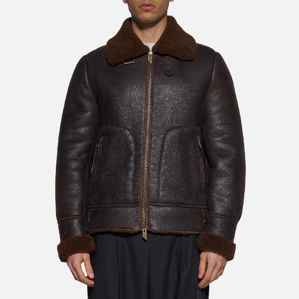 Salvatore Santoro GIACCA IN SHEARLING - BROWN