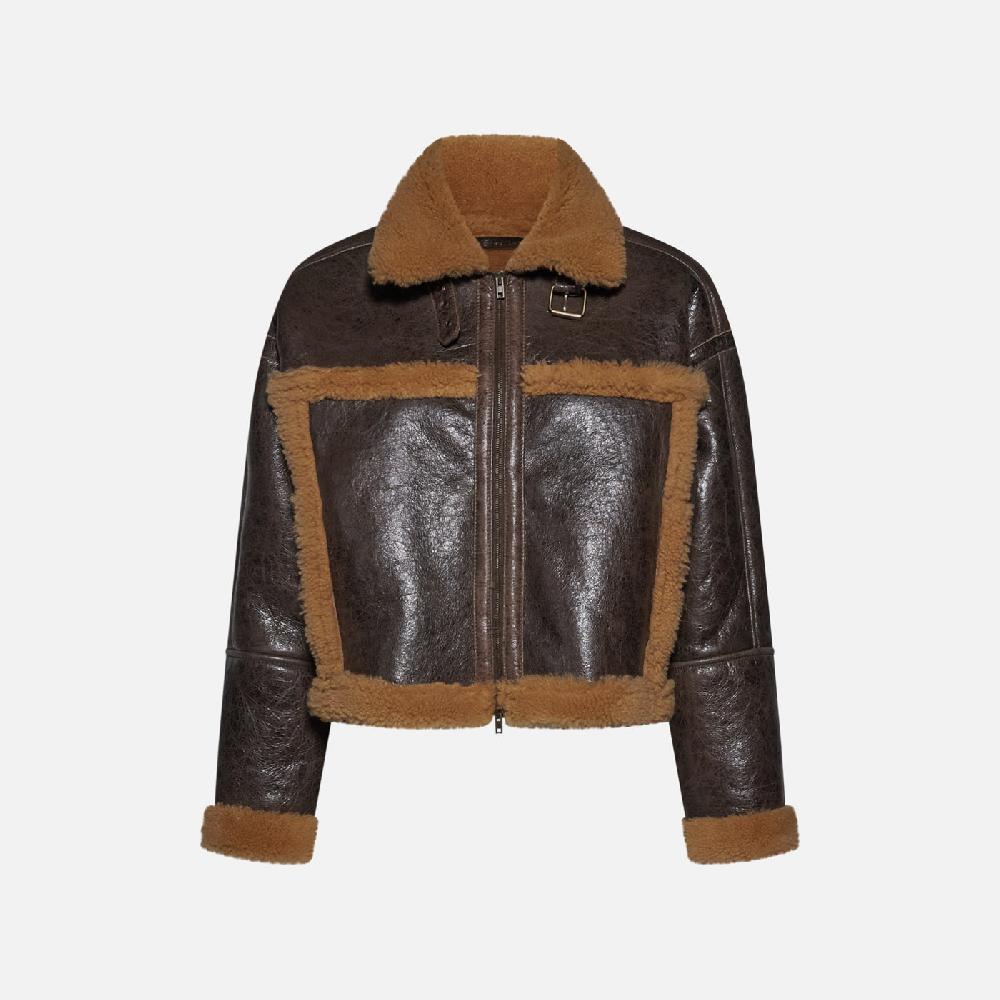 Salvatore Santoro GIACCA IN SHEARLING - BROWN